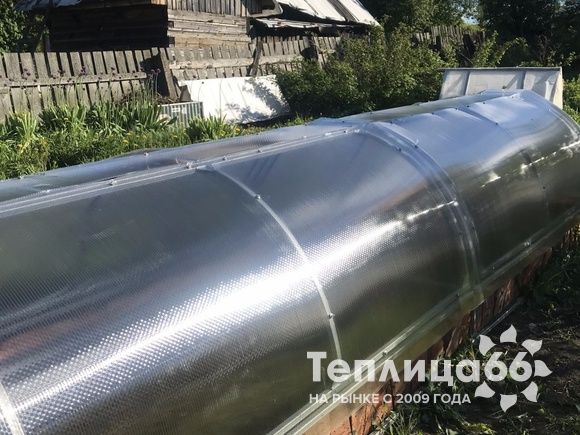 Парник Рада Бабочка под поликарбонат, ширина 1,3 метра