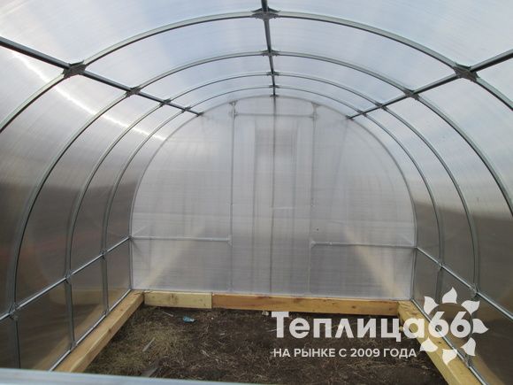 Теплица Рада Макси из поликарбоната, ширина 3 м