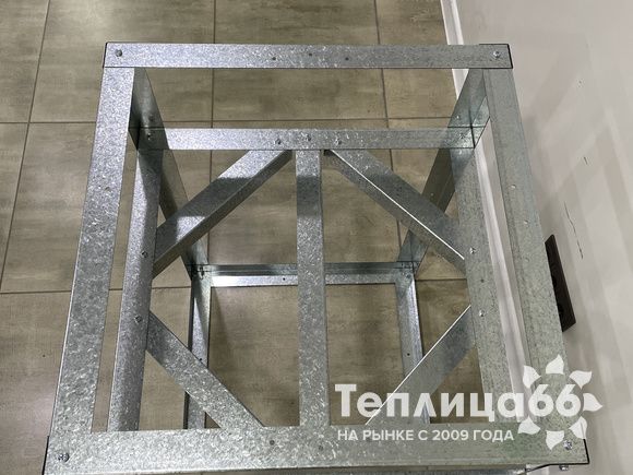 Подставка под бочку Рада цвет Белый (разборная, в компактной упаковке, оцинкованная)