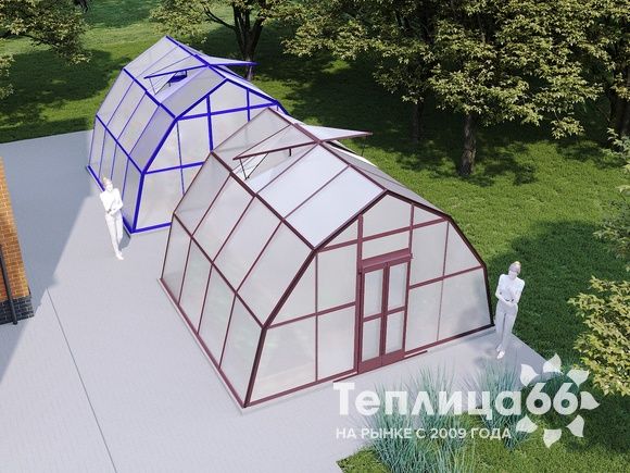Теплица Рада Иткуль под поликарбонат, 4,5х4 метра