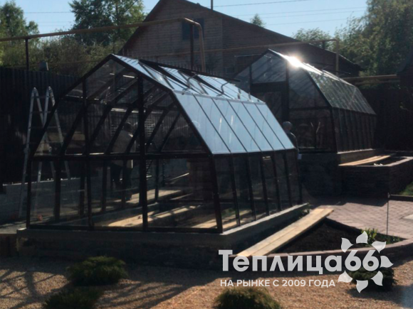 Теплица Рада Исеть под стекло, ширина 3 метра (Калькулятор)